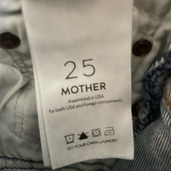 Mother TIGER High Waisted Looker Ankle Fray LSU Auburn Clemson 25 - Picture 5 of 9